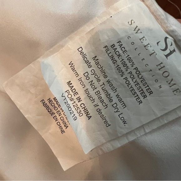 Sweet Home Collection 5 Piece White Comforter Set - Picture 8 of 12